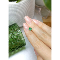 0.72 Ct. Emerald from Brazil Life Style