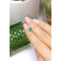 0.78 Ct. Emerald from Brazil Life Style