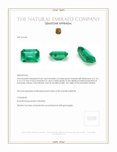 0.60 Ct. Emerald from Zambia Appraisal