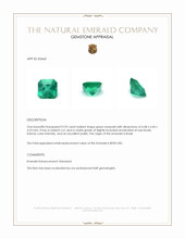 0.93 Ct. Emerald from Brazil Appraisal