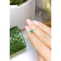 0.97 Ct. Emerald from Brazil Life Style