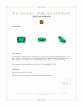 0.85 Ct. Emerald from Zambia Appraisal
