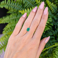 0.91 Ct. Emerald from Zambia Life Style