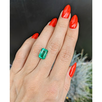 3.39 Ct. Emerald from Colombia Life Style