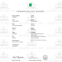 5.01 Ct. Emerald from Colombia Scan Report