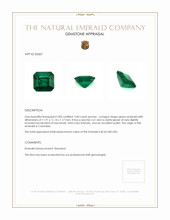 5.84 Ct. Emerald from Colombia Appraisal