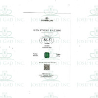 5.84 Ct. Emerald from Colombia Scan Report