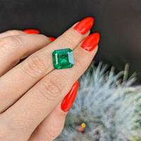 5.84 Ct. Emerald from Colombia Life Style