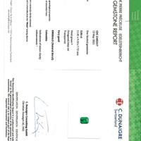 5.84 Ct. Emerald from Colombia Scan Report