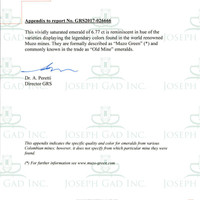 6.77 Ct. Emerald from Colombia Scan Report