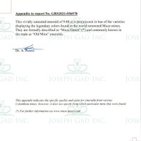 9.00 Ct. Emerald from Colombia Scan Report