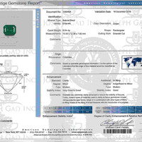 9.54 Ct. Emerald from Colombia Scan Report