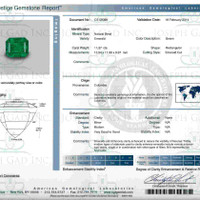 11.37 Ct. Emerald from Colombia Scan Report