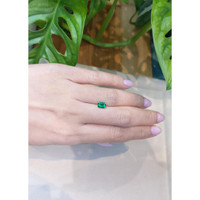 0.65 Ct. Emerald from Colombia Life Style