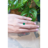 1.35 Ct. Emerald from Colombia Life Style