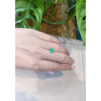1.40 Ct. Emerald from Colombia Life Style