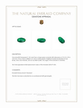 1.50 Ct. Emerald from Colombia Appraisal