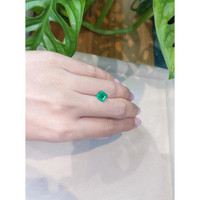 1.61 Ct. Emerald from Colombia Life Style