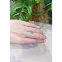 1.74 Ct. Emerald from Colombia Life Style