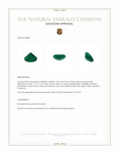 2.50 Ct. Emerald from Colombia Appraisal