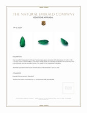 4.05 Ct. Emerald from Colombia Appraisal