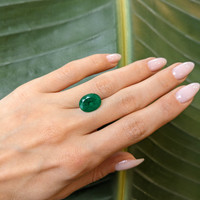 4.41 Ct. Emerald from Colombia Life Style