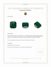 5.07 Ct. Emerald from Colombia Appraisal