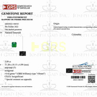 5.09 Ct. Emerald from Colombia Scan Report