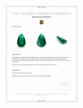 30.21 Ct. Emerald from Colombia Appraisal