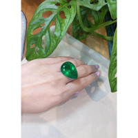31.46 Ct. Emerald from Colombia Life Style