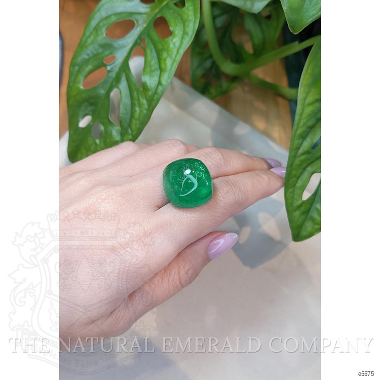45.96 Ct. Cabochon Emerald from Colombia