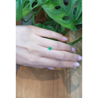 0.42 Ct. Emerald from Colombia Life Style