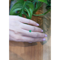 0.46 Ct. Emerald from Colombia Life Style