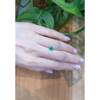 0.66 Ct. Emerald from Colombia Life Style