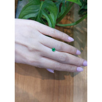 0.44 Ct. Emerald from Colombia Life Style