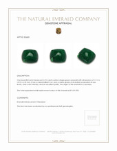 4.75 Ct. Emerald from Colombia Appraisal