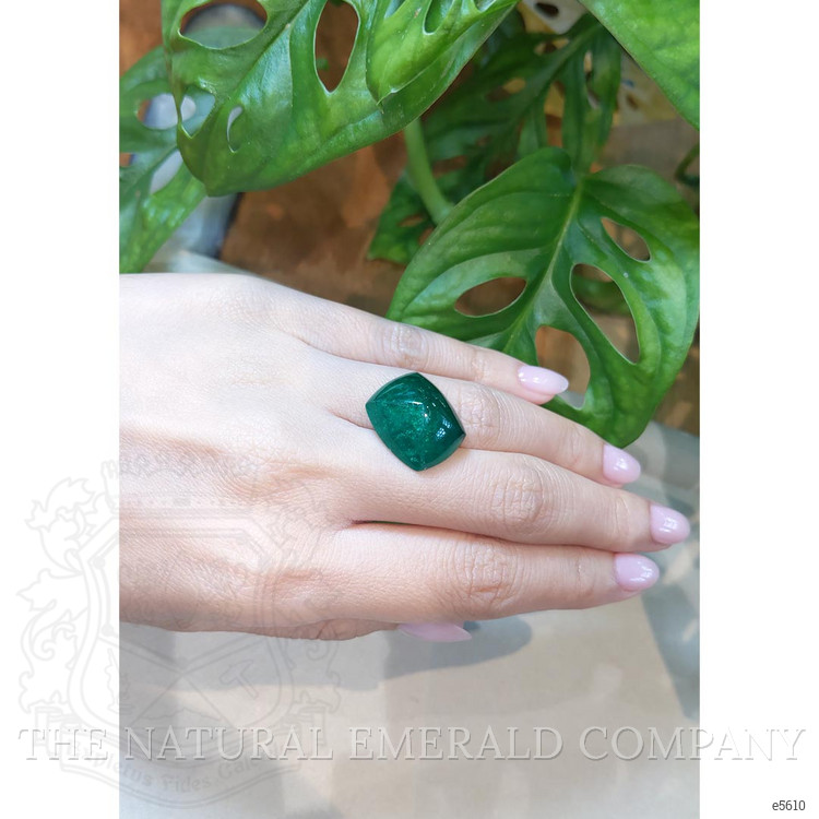 19.73 Ct. Cabochon Emerald from Colombia
