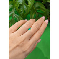 0.37 Ct. Emerald from Russia Life Style