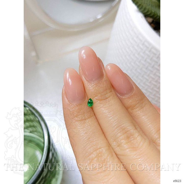 0.13 Ct. Emerald from Russia