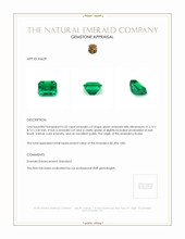0.52 Ct. Emerald from Russia Appraisal
