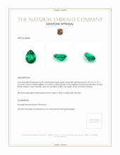 0.52 Ct. Emerald from Russia Appraisal