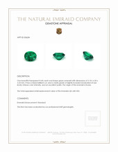 0.40 Ct. Emerald from Russia Appraisal