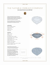 0.24 Ct. Emerald from Russia 3 D Scan Report