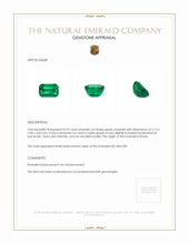 0.39 Ct. Emerald from Russia Appraisal