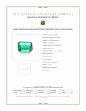 0.96 Ct. Emerald from Zambia Scan Report