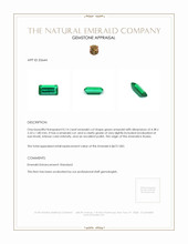 0.14 Ct. Emerald from Russia Appraisal