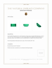 0.37 Ct. Emerald from Russia Appraisal