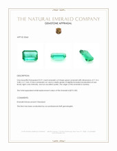 0.91 Ct. Emerald from Zambia Appraisal