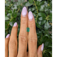 0.91 Ct. Emerald from Zambia Life Style