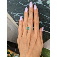0.88 Ct. Emerald from Zambia Life Style